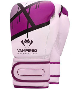 Guantes de boxeo de entrenamiento profesional personalizados 2025 de 10oz, empuñaduras de cuero PU Real de calidad Premium, escenas al aire libre, gran oferta - Product Image 3