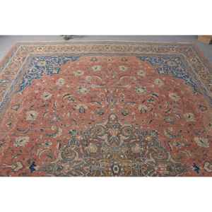 0.8x13.3 ft Turkish Rug, Vintage <b>Runner</b> Rug, <b>Red</b> Blue Bordered Wool Rug - Product Image 4
