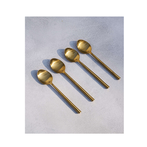 Cuchara redonda pequeña para condimentos plateados, acero inoxidable 304 para el hogar, cocina, especias para fiestas, medidas - Product Image 3