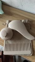 Brosse à Cheveux en ABS et Silicone à Logo Personnalisé avec Peigne Démêlant à Dents Larges, Masseur de Cuir Chevelu et Brosse de Shampoing pour Cheveux Bouclés Humides ou Secs