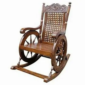 High Quality Living Room Chair, Carved Wooden Chair High Back Chair Drawing Room Chair, Living Room Furniture Rocking Chair