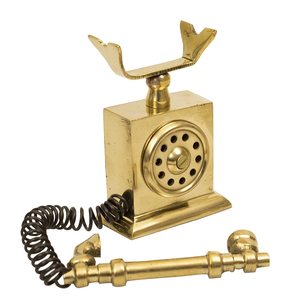 Teléfonos de latón hechos a mano de alta calidad para oficina en casa acabado chapado en oro Material ABS pequeño mediano con cable para hoteles - Product Image 2