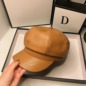 Gorra Snapback con logotipo personalizado de alta calidad para hombre, gorra de béisbol de cuero de espiga negra, estilo Hip Hop con patrón Formal de Argyle - Product Image 5