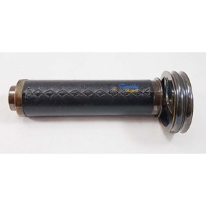 Estilo vintage antiguo negro con decoración náutica forrada de cuero caleidoscopio de latón coleccionable marino - Product Image 3