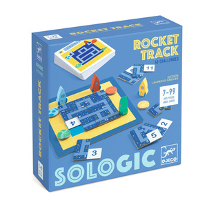 Djeco Rocket Track 40 Challenges, jeu de logique éducatif, jouet éducatif pour enfants de 7 à 99 ans - Product Image 1