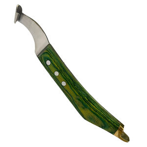 Couteau à sabot de meilleure qualité avec couvercle en laiton droit J2 couteau à sabot de tranchant en acier inoxydable couteau à sabot de cheval personnalisé - Product Image 1