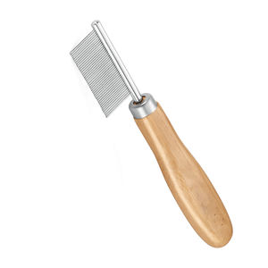 หวีไม้หวีแถวเดียวสำหรับสุนัขและแมวสแตนเลสหวีสำหรับสัตว์เลี้ยง - Product Image 4