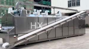 Nuevo horno de aire caliente automático con control PLC para procesamiento de alimentos, equipo de secado de transportador continuo de múltiples capas - Product Image 6