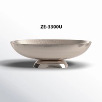 Set Piring Keramik Modern Buatan Tangan Ramah Lingkungan Gaya Amerika dengan Pola Kustom Berlapis Glasir untuk Pesta
