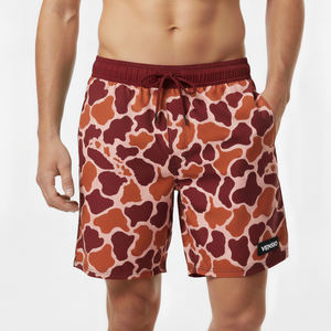 Pantalones Cortos de Cintura Media para Hombre, 100% Poliéster, 180g, de Primera Calidad, Sólidos, Elásticos en 4 Direcciones, de Secado Rápido, Transpirables, Antiarrugas y Anti-UV - Product Image 1