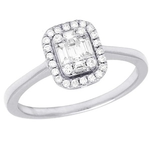 โรงงานผลิตแหวนหมั้นทองคำ 18K และเงินแท้ พร้อมเพชรเลี้ยงในห้องปฏิบัติการสำหรับผู้หญิง ในราคาที่แข่งขันได้ - Product Image 1