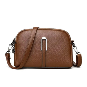 Bolso Bandolera Cruzado de Cuero Genuino 2025 para Hombre, Fabricación en Fábrica, Asa Ajustable, Cierre de Cremallera, Ligero, 20-35L, Ecológico - Product Image 3