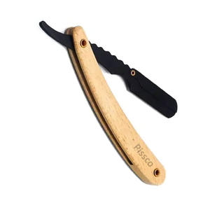 Rasoir pliant personnalisé en acier inoxydable, couteau de rasage pliant, rasoir de barbier à lame droite en acier inoxydable - Product Image 3