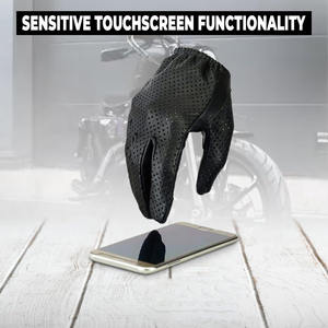 Venta al por mayor guantes de moda de cuero genuino cómodo y de moda invierno esencial para hombres mujeres guantes de conductores - Product Image 5