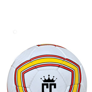 Ballon de football en cuir PVC durable cousu à la machine haute technologie imprimé de logo personnalisé de haute qualité - Product Image 5