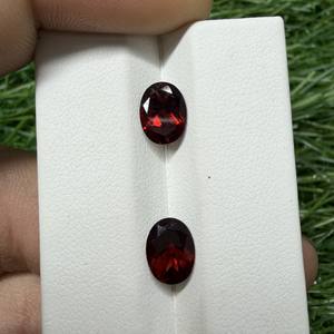 Grenat naturel du Mozambique coupe ovale 6*8MM pierre précieuse en vrac pour la fabrication de bijoux - Product Image 3