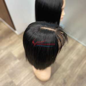 Pelucas de alta calidad cabello humano color natural 100% cabello vietnamita crudo HD peluca frontal de encaje - Product Image 1