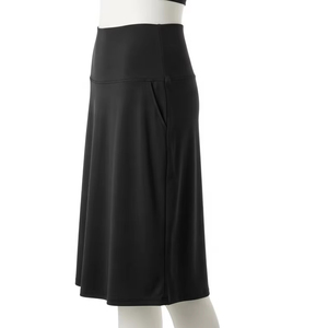 กระโปรงผ้ายืดสแปนเด็กซ์สำหรับผู้หญิงกระโปรงผ้ายืดผสมโพลีเอสเตอร์ผ้านุ่มน้ำหนักเบาเสื้อผ้าลำลองใส่ในสำนักงานหรูหราระบายอากาศได้ดี - Product Image 4