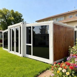 Maison modulaire pliable à double aile de 20 pieds, <span class=keywords><strong>prix</strong></span> abordable, prête à être expédiée de Thaïlande, maisons extensibles pour la communauté - Product Image 2