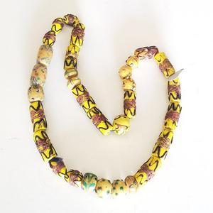 Cuentas mixtas de piña amarilla antigua africana, suministro a granel al por mayor para la fabricación de joyas y manualidades, cuentas de cristal y cristal de Murano - Product Image 3