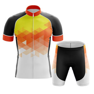 Maillot de cyclisme personnalisé OEM, vêtements de sport pour hommes, réversible, anti-UV, séchage rapide, impression numérique, couleur personnalisée - Product Image 1
