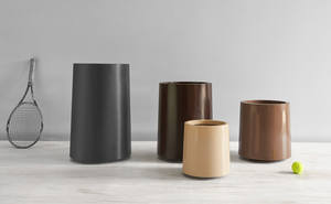 พื้นผิวใหม่เหมือนการออกแบบกระถางอลูมิเนียมที่มีคุณภาพสูงสีดำปรับและใช้ในการตกแต่งสวนและสำหรับกลางแจ้ง - Product Image 6