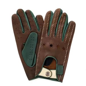 Heavy Duty Personal <b>Protective</b> Fashionable Outdoor Activities Gloves High <b>Performance</b> Cowhide Grain Leather Fancy Driver - Product Image 2