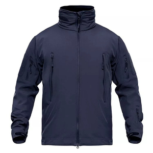 Chaqueta de Invierno Softshell Personalizada con Logotipo, Cuello Alto, Impermeable, Transpirable, de Poliéster/Algodón, Forrada de Algodón, para Uso en Exteriores - Product Image 1