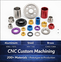 Composants en aluminium et acier inoxydable usinés sur mesure par CNC avec finition polie pour équipement audio