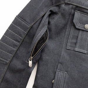 Dernier style de veste en jean pour hommes, nouvelle arrivée, couleur personnalisée, vente en gros de veste en jean pour hommes en coton et polyester - Product Image 5