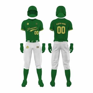 Conjunto de uniformes de béisbol de alta calidad para hombres 100% poliéster Anti-UV secado rápido personalizable béisbol y softbol uniformes deportivos - Product Image 4