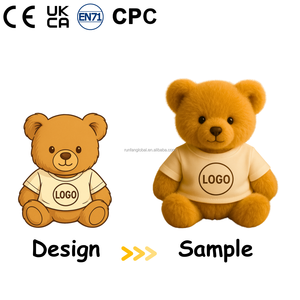 Schattige Custom Teddybeer Met Uw Logo T-Shirt-Hoogwaardige Pluche Speelgoed Voor Merk Maatwerk - Product Image 2