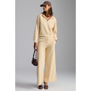 ETHIQUET SAILENIS <b>Women's</b> Ultra Soft Inner Brushed Organic Cotton Half Zipped Regular <b>Sweatshirt</b> - Product Image 2