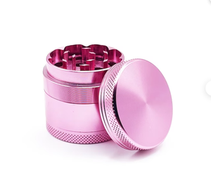 handmade natural Minimalist 3 pieces Matte Herb Grinder Aluminum herb grinder price products - Product Image 1