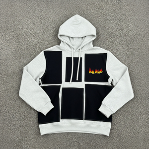 Nouveau sweat à capuche d'hiver 100% coton de qualité supérieure pour hommes-coupe surdimensionnée polaire lourde Logo brodé personnalisé - Product Image 6