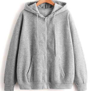 Custom Men's Regular Fit Vintage <b>Zipper</b>-Up Fleece Hoodie High Quality Blank Cotton/Polyester Winter - Product Image 1