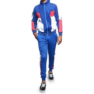 ชุดวอร์มออกกำลังกายสำหรับผู้ชายแจ็คเก็ตแบบมีซิปพร้อมเชือกรัดเอวกางเกงออกกำลังกายทุกฤดู - Product Image 5