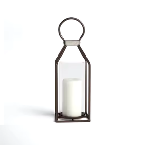 Lanternes à bougies suspendues en métal noir faites à la main pour la décoration de la maison, prix de gros - Product Image 4