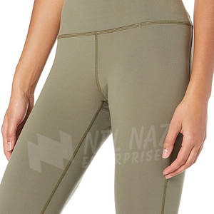 Athletic Gym Wear Yoga <b>Leggings</b> for <b>Women</b> Hot Sale Scrunch Booty Fitness <b>High</b> <b>Waist</b> Seamless Spandex/Polyester <b>Leggings</b> - Product Image 3