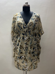 Comodidad sin esfuerzo para el día a día de las mujeres Vestido de caftán corto Impreso Casual Ropa de oficina para el trabajo Verano Playa Top Ropa de fiesta de vacaciones - Product Image 2