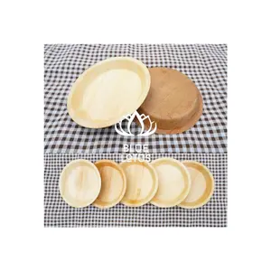Utensilios de cocina desechables, plato de hoja de palma, plato de Areca, plato de picnic, máquina de Vietnam, artesanía - Product Image 1
