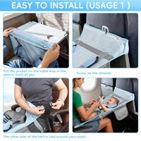 Nouveau lit d'avion pour tout-petits, rallonge de siège d'avion pour enfants, lit de voyage pour enfants, essentiels de voyage en avion, lit d'avion portable pour les vols