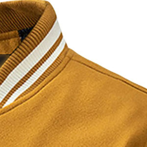 Veste universitaire pour homme, veste bomber décontractée élégante, veste de sport pour l'école, le collège, l'équipe sportive, usage quotidien, mode de rue - Product Image 3