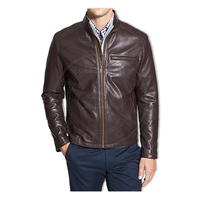 Chaquetas de cuero cálidas para hombre, nuevo estilo, Invierno