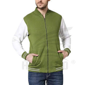 Vintage Men Versity Jacket High Quality Fleece Custom Baseball Letterman With Custom Made Design Versity Bomber Jacket - Product Image 4