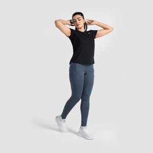 Pantalon de jogging taille haute respirant gris Tone Tech pour le fitness - Product Image 4
