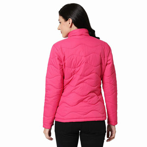 เสื้อแจ็คเก็ตขนเป็ดแฟชั่นสำหรับผู้หญิง,เสื้อกันลมสวมใส่สบายทำจากไนลอนป้องกันรังสียูวีผลิตในปากีสถาน - Product Image 2