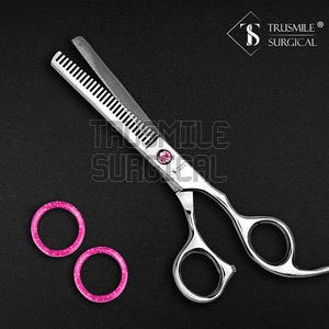Ciseaux de coiffeur professionnels en argent vente en gros ciseaux à effiler les cheveux en acier inoxydable de haute qualité pointe de lame tranchante pour les salons de beauté - Product Image 3