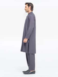 Vêtements traditionnels pakistanais pour hommes, salwar kameez, coupe régulière, robe élégante musulmane pour mariage, Eid, Jumma - Product Image 4