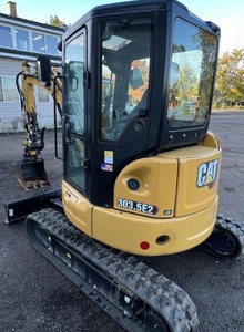 CAT 303.5E2 CR Mini Excavadora 12 "pistas de goma-16" cubo-Acoplador rápido manual - Product Image 3